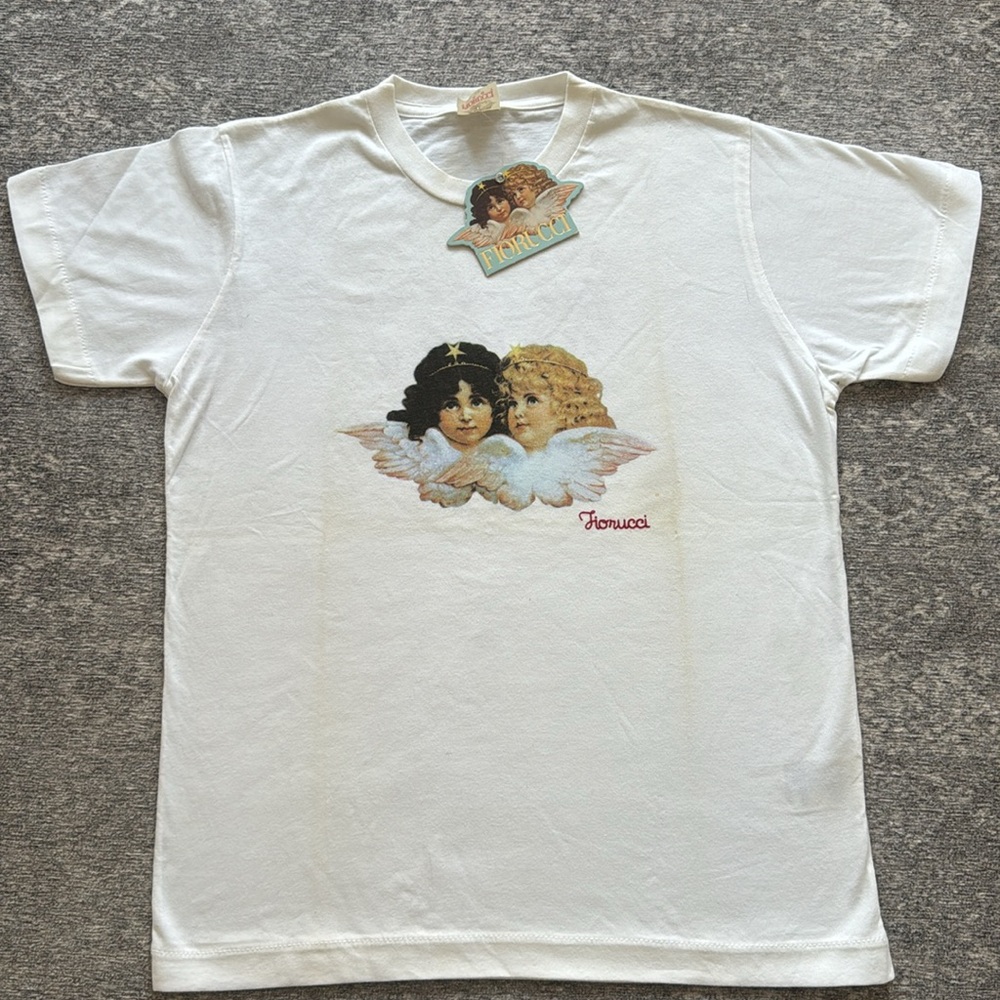 NEW TAGS FIORUCCI ANGELS CHERUBS TSHIRT IMPOSSIBLE TO FIND COLLECTORS ITEM!